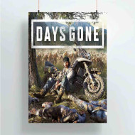 Onyourcases Days Gone Custom Poster Silk Poster Wall Decor Best Home Decoration Wall Art Satin Silky Decorative Wallpaper Personalized Wall Hanging 20x14 Inch 24x35 Inch Poster