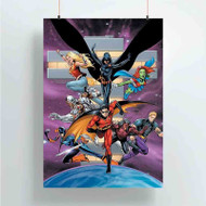 Onyourcases DC Comics Teen Titans Custom Poster Silk Poster Wall Decor Best Home Decoration Wall Art Satin Silky Decorative Wallpaper Personalized Wall Hanging 20x14 Inch 24x35 Inch Poster