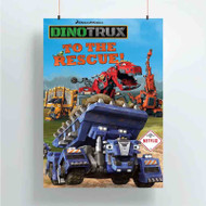 Onyourcases Dinotrux Trending Custom Poster Silk Poster Wall Decor Best Home Decoration Wall Art Satin Silky Decorative Wallpaper Personalized Wall Hanging 20x14 Inch 24x35 Inch Poster
