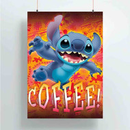 Onyourcases Disney Lilo and Stitch Trending Custom Poster Silk Poster Wall Decor Best Home Decoration Wall Art Satin Silky Decorative Wallpaper Personalized Wall Hanging 20x14 Inch 24x35 Inch Poster