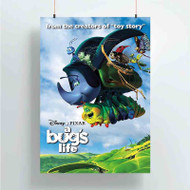 Onyourcases Disney Pixar s A Bug s Life Custom Poster Silk Poster Wall Decor Best Home Decoration Wall Art Satin Silky Decorative Wallpaper Personalized Wall Hanging 20x14 Inch 24x35 Inch Poster