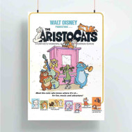 Onyourcases Disney The Aristocats Custom Poster Silk Poster Wall Decor Best Home Decoration Wall Art Satin Silky Decorative Wallpaper Personalized Wall Hanging 20x14 Inch 24x35 Inch Poster