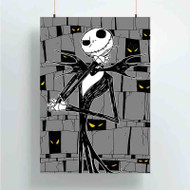 Onyourcases Disney Tim Burton s The Nightmare Before Christmas Custom Poster Silk Poster Wall Decor Best Home Decoration Wall Art Satin Silky Decorative Wallpaper Personalized Wall Hanging 20x14 Inch 24x35 Inch Poster