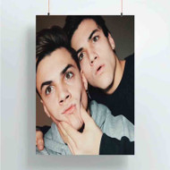 Onyourcases dolan twins 2 Trending Custom Poster Silk Poster Wall Decor Best Home Decoration Wall Art Satin Silky Decorative Wallpaper Personalized Wall Hanging 20x14 Inch 24x35 Inch Poster