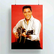 Onyourcases Elvis Presley Trending Custom Poster Silk Poster Wall Decor Best Home Decoration Wall Art Satin Silky Decorative Wallpaper Personalized Wall Hanging 20x14 Inch 24x35 Inch Poster