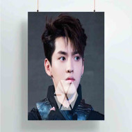 Onyourcases Exo Kris Wu Custom Poster Silk Poster Wall Decor Best Home Decoration Wall Art Satin Silky Decorative Wallpaper Personalized Wall Hanging 20x14 Inch 24x35 Inch Poster