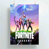 Onyourcases fortnite avengers endgame Custom Poster Silk Poster Wall Decor Best Home Decoration Wall Art Satin Silky Decorative Wallpaper Personalized Wall Hanging 20x14 Inch 24x35 Inch Poster