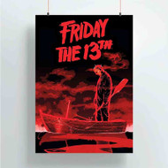 Onyourcases Friday The 13th Trending Custom Poster Silk Poster Wall Decor Best Home Decoration Wall Art Satin Silky Decorative Wallpaper Personalized Wall Hanging 20x14 Inch 24x35 Inch Poster