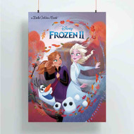 Onyourcases Frozen 2 Disney Custom Poster Silk Poster Wall Decor Best Home Decoration Wall Art Satin Silky Decorative Wallpaper Personalized Wall Hanging 20x14 Inch 24x35 Inch Poster