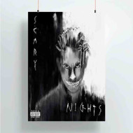 Onyourcases G Eazy Scary Nights Custom Poster Silk Poster Wall Decor Best Home Decoration Wall Art Satin Silky Decorative Wallpaper Personalized Wall Hanging 20x14 Inch 24x35 Inch Poster