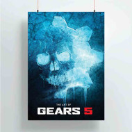 Onyourcases Gears 5 Custom Poster Silk Poster Wall Decor Best Home Decoration Wall Art Satin Silky Decorative Wallpaper Personalized Wall Hanging 20x14 Inch 24x35 Inch Poster