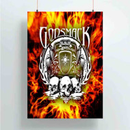Onyourcases godsmack Custom Poster Silk Poster Wall Decor Best Home Decoration Wall Art Satin Silky Decorative Wallpaper Personalized Wall Hanging 20x14 Inch 24x35 Inch Poster