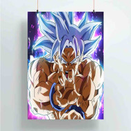 Onyourcases Goku Kamehame Custom Poster Silk Poster Wall Decor Best Home Decoration Wall Art Satin Silky Decorative Wallpaper Personalized Wall Hanging 20x14 Inch 24x35 Inch Poster