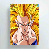 Onyourcases goku ssj 3 Custom Poster Silk Poster Wall Decor Best Home Decoration Wall Art Satin Silky Decorative Wallpaper Personalized Wall Hanging 20x14 Inch 24x35 Inch Poster