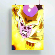 Onyourcases golden frieza dragonball super Custom Poster Silk Poster Wall Decor Best Home Decoration Wall Art Satin Silky Decorative Wallpaper Personalized Wall Hanging 20x14 Inch 24x35 Inch Poster