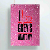 Onyourcases greys anatomy Custom Poster Silk Poster Wall Decor Best Home Decoration Wall Art Satin Silky Decorative Wallpaper Personalized Wall Hanging 20x14 Inch 24x35 Inch Poster