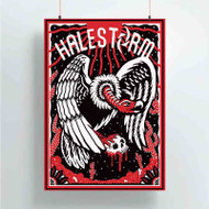 Onyourcases Halestorm Trending Custom Poster Silk Poster Wall Decor Best Home Decoration Wall Art Satin Silky Decorative Wallpaper Personalized Wall Hanging 20x14 Inch 24x35 Inch Poster