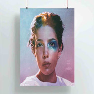 Onyourcases Halsey Manic Trending Custom Poster Silk Poster Wall Decor Best Home Decoration Wall Art Satin Silky Decorative Wallpaper Personalized Wall Hanging 20x14 Inch 24x35 Inch Poster