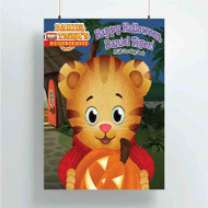 Onyourcases Happy Halloween Daniel Tiger Custom Poster Silk Poster Wall Decor Best Home Decoration Wall Art Satin Silky Decorative Wallpaper Personalized Wall Hanging 20x14 Inch 24x35 Inch Poster