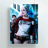 Onyourcases Harley Quinn Quality Custom Poster Silk Poster Wall Decor Best Home Decoration Wall Art Satin Silky Decorative Wallpaper Personalized Wall Hanging 20x14 Inch 24x35 Inch Poster