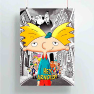 Onyourcases Hey Arnold Trending Custom Poster Silk Poster Wall Decor Best Home Decoration Wall Art Satin Silky Decorative Wallpaper Personalized Wall Hanging 20x14 Inch 24x35 Inch Poster