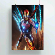 Onyourcases iron man armor Custom Poster Silk Poster Wall Decor Best Home Decoration Wall Art Satin Silky Decorative Wallpaper Personalized Wall Hanging 20x14 Inch 24x35 Inch Poster