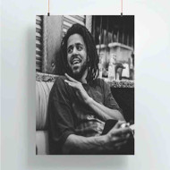 Onyourcases J Cole Sell Custom Poster Silk Poster Wall Decor Best Home Decoration Wall Art Satin Silky Decorative Wallpaper Personalized Wall Hanging 20x14 Inch 24x35 Inch Poster