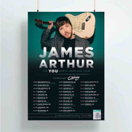 Onyourcases James Arthur The You North America Custom Poster Silk Poster Wall Decor Best Home Decoration Wall Art Satin Silky Decorative Wallpaper Personalized Wall Hanging 20x14 Inch 24x35 Inch Poster