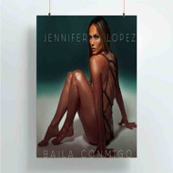 Onyourcases Jennifer Lopez Baila Conmigo Custom Poster Silk Poster Wall Decor Best Home Decoration Wall Art Satin Silky Decorative Wallpaper Personalized Wall Hanging 20x14 Inch 24x35 Inch Poster