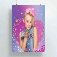 Onyourcases jojo siwa Quality Custom Poster Silk Poster Wall Decor Best Home Decoration Wall Art Satin Silky Decorative Wallpaper Personalized Wall Hanging 20x14 Inch 24x35 Inch Poster