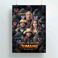 Onyourcases Jumanji The Next Level Trending Custom Poster Silk Poster Wall Decor Best Home Decoration Wall Art Satin Silky Decorative Wallpaper Personalized Wall Hanging 20x14 Inch 24x35 Inch Poster