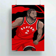Onyourcases Kawhi Leonard v Custom Poster Silk Poster Wall Decor Best Home Decoration Wall Art Satin Silky Decorative Wallpaper Personalized Wall Hanging 20x14 Inch 24x35 Inch Poster