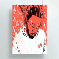 Onyourcases Kendrick Lamar Trending Custom Poster Silk Poster Wall Decor Best Home Decoration Wall Art Satin Silky Decorative Wallpaper Personalized Wall Hanging 20x14 Inch 24x35 Inch Poster