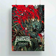 Onyourcases KILLSWITCH ENGAGE ATONEMENT Custom Poster Silk Poster Wall Decor Best Home Decoration Wall Art Satin Silky Decorative Wallpaper Personalized Wall Hanging 20x14 Inch 24x35 Inch Poster