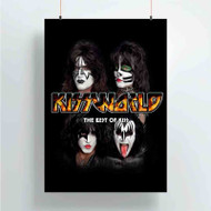 Onyourcases Kiss Kissworld Custom Poster Silk Poster Wall Decor Best Home Decoration Wall Art Satin Silky Decorative Wallpaper Personalized Wall Hanging 20x14 Inch 24x35 Inch Poster