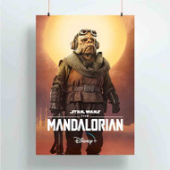 Onyourcases Kuiil Star Wars The Mandalorian Custom Poster Silk Poster Wall Decor Best Home Decoration Wall Art Satin Silky Decorative Wallpaper Personalized Wall Hanging 20x14 Inch 24x35 Inch Poster