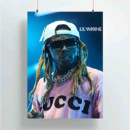 Onyourcases Lil Wayne Trending Custom Poster Silk Poster Wall Decor Best Home Decoration Wall Art Satin Silky Decorative Wallpaper Personalized Wall Hanging 20x14 Inch 24x35 Inch Poster