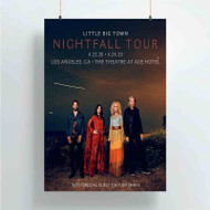 Onyourcases Little Big Town Nightfall Custom Poster Silk Poster Wall Decor Best Home Decoration Wall Art Satin Silky Decorative Wallpaper Personalized Wall Hanging 20x14 Inch 24x35 Inch Poster