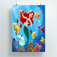 Onyourcases little mermaid Trending Custom Poster Silk Poster Wall Decor Best Home Decoration Wall Art Satin Silky Decorative Wallpaper Personalized Wall Hanging 20x14 Inch 24x35 Inch Poster