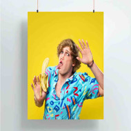 Onyourcases logan paul Custom Poster Silk Poster Wall Decor Best Home Decoration Wall Art Satin Silky Decorative Wallpaper Personalized Wall Hanging 20x14 Inch 24x35 Inch Poster