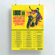 Onyourcases Logic YBN Cordae Schedule Custom Poster Silk Poster Wall Decor Best Home Decoration Wall Art Satin Silky Decorative Wallpaper Personalized Wall Hanging 20x14 Inch 24x35 Inch Poster