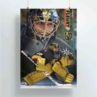 Onyourcases Marc Andr Fleury Vegas Golden Knights NHL Custom Poster Silk Poster Wall Decor Best Home Decoration Wall Art Satin Silky Decorative Wallpaper Personalized Wall Hanging 20x14 Inch 24x35 Inch Poster