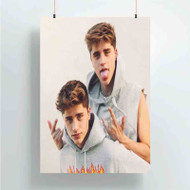 Onyourcases martinez twins Sell Custom Poster Silk Poster Wall Decor Best Home Decoration Wall Art Satin Silky Decorative Wallpaper Personalized Wall Hanging 20x14 Inch 24x35 Inch Poster