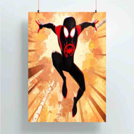 Onyourcases Marvel Spider Man Into the Spider Verse Custom Poster Silk Poster Wall Decor Best Home Decoration Wall Art Satin Silky Decorative Wallpaper Personalized Wall Hanging 20x14 Inch 24x35 Inch Poster