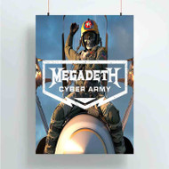 Onyourcases megadeth cyber army Custom Poster Silk Poster Wall Decor Best Home Decoration Wall Art Satin Silky Decorative Wallpaper Personalized Wall Hanging 20x14 Inch 24x35 Inch Poster