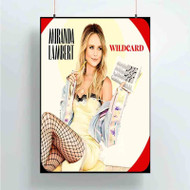 Onyourcases Miranda Lambert Wildcard Custom Poster Silk Poster Wall Decor Best Home Decoration Wall Art Satin Silky Decorative Wallpaper Personalized Wall Hanging 20x14 Inch 24x35 Inch Poster