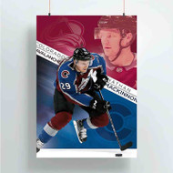Onyourcases Nathan Mac Kinnon Colorado Avalanche NHL Custom Poster Silk Poster Wall Decor Best Home Decoration Wall Art Satin Silky Decorative Wallpaper Personalized Wall Hanging 20x14 Inch 24x35 Inch Poster
