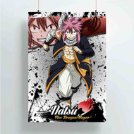 Onyourcases Natsu Dragneel Custom Poster Silk Poster Wall Decor Best Home Decoration Wall Art Satin Silky Decorative Wallpaper Personalized Wall Hanging 20x14 Inch 24x35 Inch Poster
