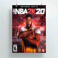 Onyourcases NBA 2 K20 Anthony Davis Custom Poster Silk Poster Wall Decor Best Home Decoration Wall Art Satin Silky Decorative Wallpaper Personalized Wall Hanging 20x14 Inch 24x35 Inch Poster