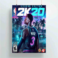 Onyourcases NBA 2 K20 Legend Edition Custom Poster Silk Poster Wall Decor Best Home Decoration Wall Art Satin Silky Decorative Wallpaper Personalized Wall Hanging 20x14 Inch 24x35 Inch Poster